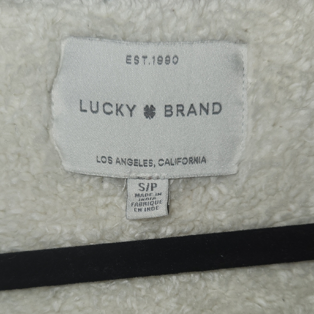 Lucky Brand Women's Plaid Utility Jacket - Red, Navy, Cream - Picture 9 of 10